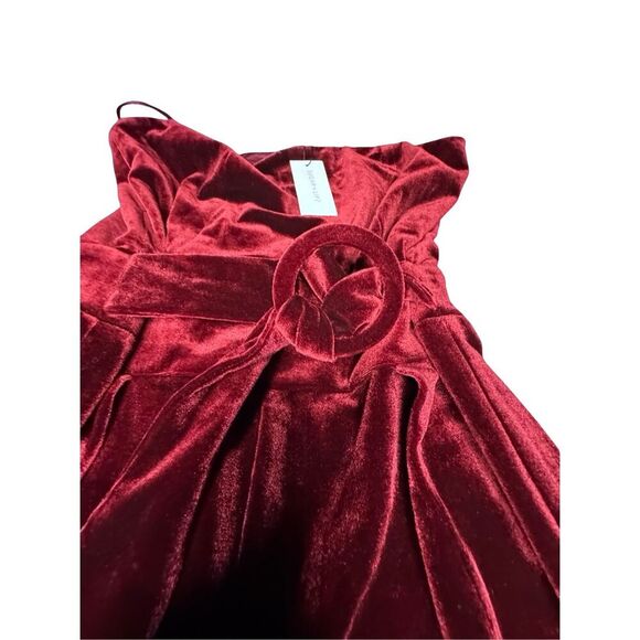 NWT Love Game Strapless Velvet Jumpsuit by Sugar Lips. - Picture 6 of 7